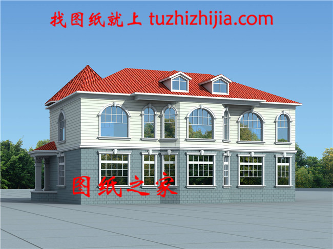 18X12米農(nóng)村二層溫馨小別墅設(shè)計(jì)圖