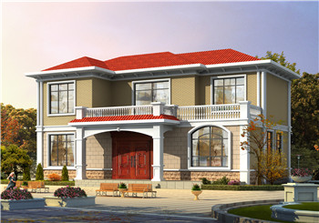 經(jīng)濟實惠的二層簡單自建房別墅戶型圖，施工簡單