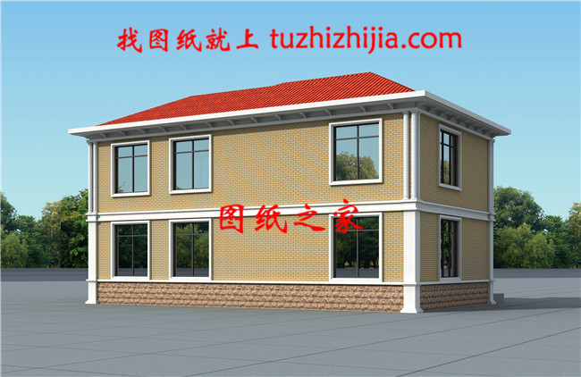 二層現(xiàn)代簡(jiǎn)歐式別墅，帶神位與柴火房