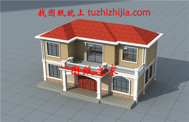 二層現(xiàn)代簡(jiǎn)歐式別墅，帶神位與柴火房