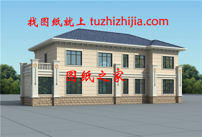 二層簡約高端別墅，歐式精美、現(xiàn)代洋氣