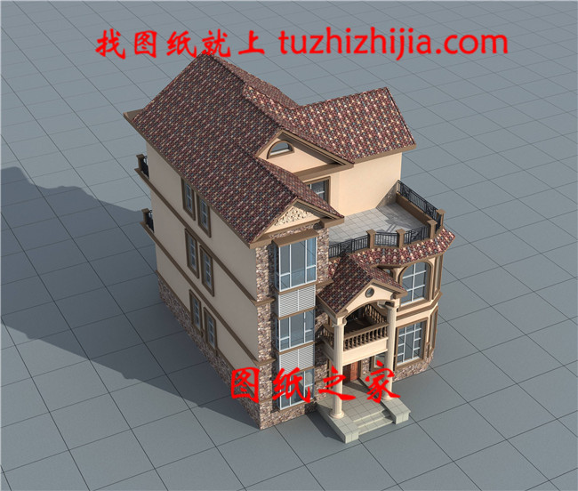 2019新款三層別墅設(shè)計圖，外觀漂亮