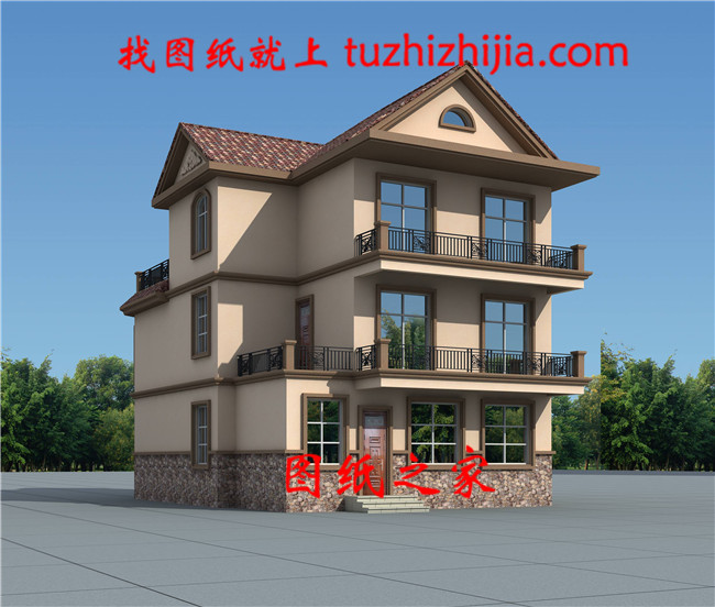 2019新款三層別墅設(shè)計圖，外觀漂亮