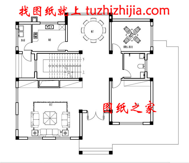 帶小煙囪的兩層鄉(xiāng)村自建房，外型設(shè)計(jì)是個性時尚簡歐風(fēng)