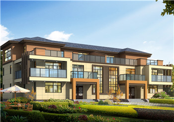 2024兄弟二層半自建房設(shè)計(jì)圖，外觀圖片現(xiàn)代時(shí)尚