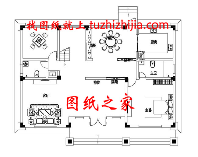 170平方米歐式二層自建別墅設(shè)計圖