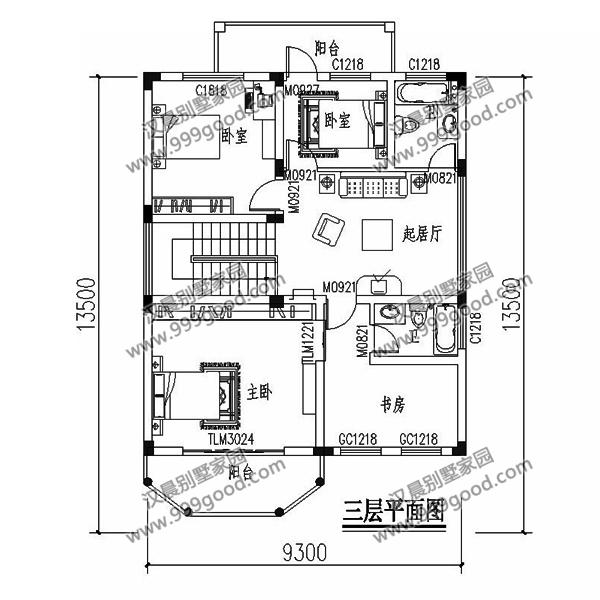 農(nóng)村小開間別墅設(shè)計(jì)圖，帶旋轉(zhuǎn)樓梯，挑空客廳，非常漂亮