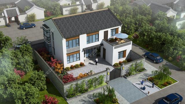 8套清新雅致的新中式別墅設(shè)計(jì)圖，這才是中國農(nóng)村該有的樣子