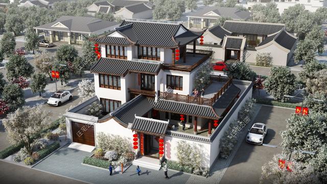 8套清新雅致的新中式別墅設(shè)計(jì)圖，這才是中國農(nóng)村該有的樣子