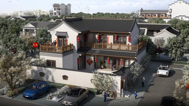 8套清新雅致的新中式別墅設(shè)計(jì)圖，這才是中國農(nóng)村該有的樣子