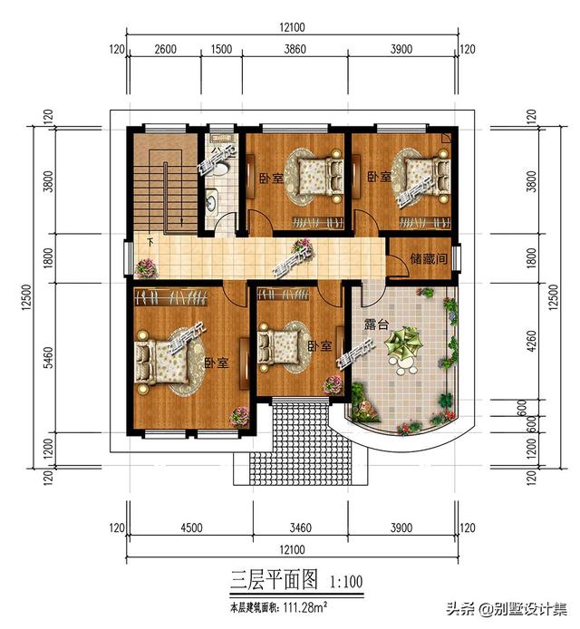 三層豪華歐式別墅設計圖，滿滿的華麗麗豪宅既視感