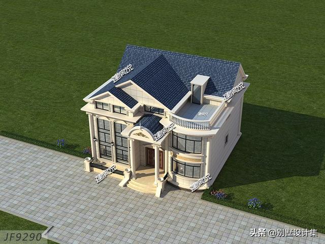 三層豪華歐式別墅設計圖，滿滿的華麗麗豪宅既視感