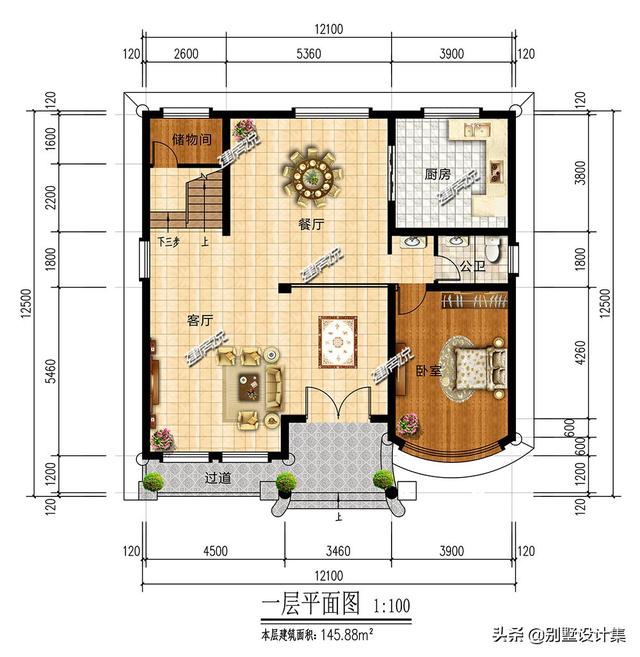 三層豪華歐式別墅設計圖，滿滿的華麗麗豪宅既視感