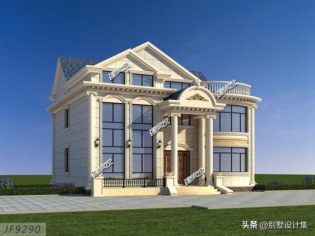 三層豪華歐式別墅設計圖，滿滿的華麗麗豪宅既視感