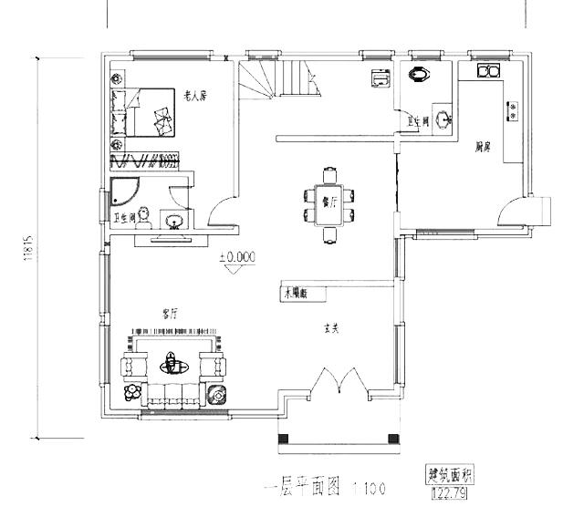 兩款平屋頂別墅設(shè)計(jì)圖紙，外觀漂亮，戶(hù)型簡(jiǎn)單大方，適合農(nóng)村建造
