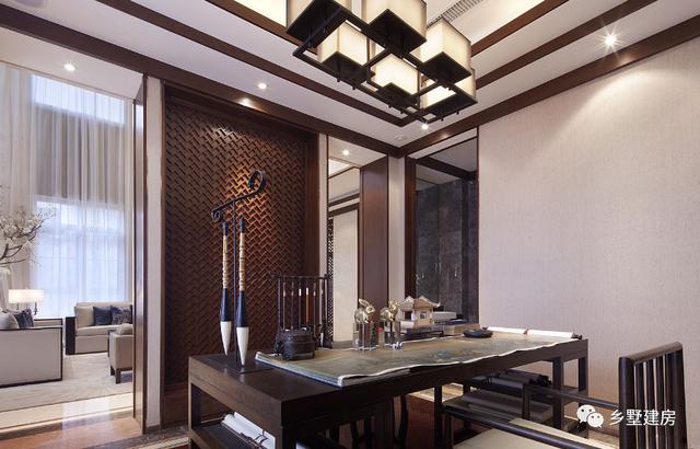 新中式風(fēng)格農(nóng)村自建別墅設(shè)計(jì)圖，充分展示了中國(guó)風(fēng)建筑的魅力