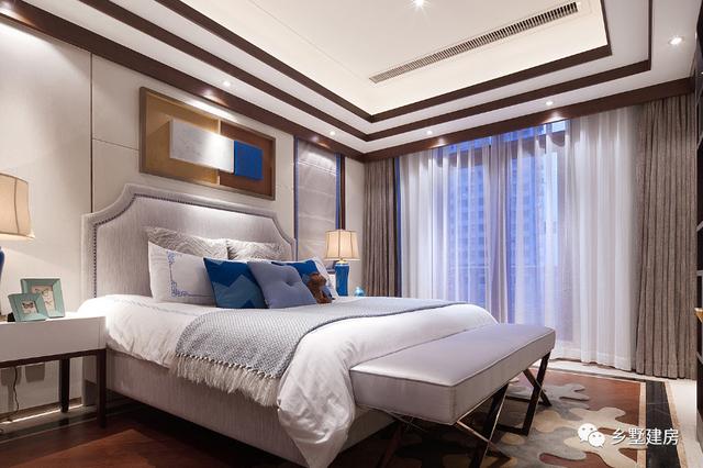 新中式風(fēng)格農(nóng)村自建別墅設(shè)計(jì)圖，充分展示了中國(guó)風(fēng)建筑的魅力