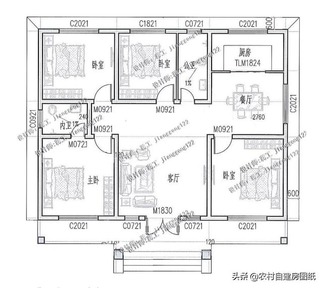 9款農(nóng)村小別墅設(shè)計圖，造價都很經(jīng)濟，預(yù)算在20萬左右