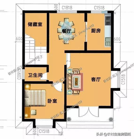 9款農(nóng)村小別墅設(shè)計圖，造價都很經(jīng)濟，預(yù)算在20萬左右