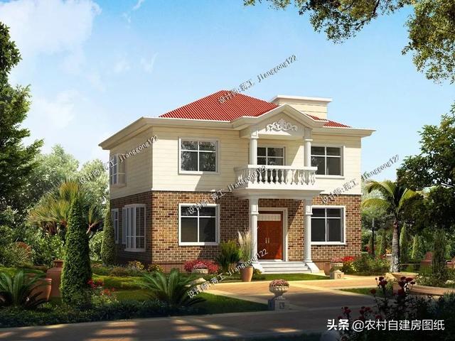 9款農(nóng)村小別墅設(shè)計圖，造價都很經(jīng)濟，預(yù)算在20萬左右