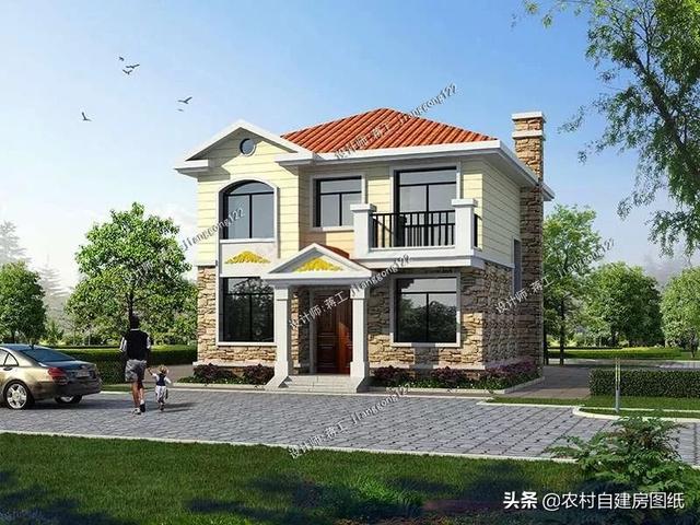 9款農(nóng)村小別墅設(shè)計圖，造價都很經(jīng)濟，預(yù)算在20萬左右