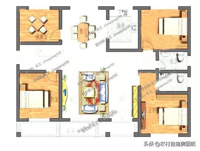 9款農(nóng)村小別墅設(shè)計圖，造價都很經(jīng)濟，預(yù)算在20萬左右