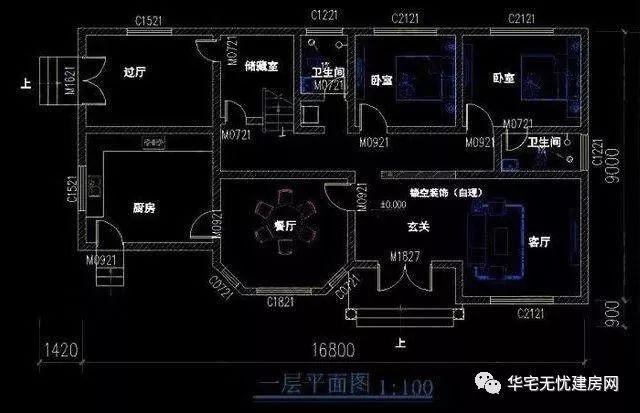 兩款新農(nóng)村自建房設(shè)計(jì)圖，獨(dú)立設(shè)計(jì)的廚房非常受歡迎