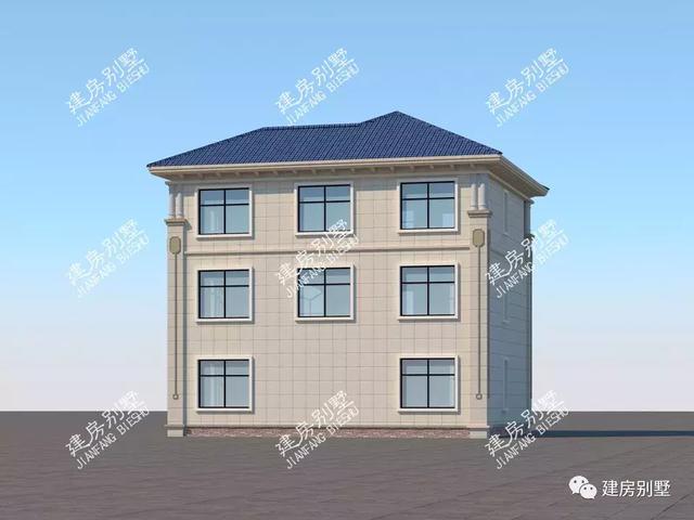 兩款寬度11米左右的農(nóng)村別墅設(shè)計圖，兩種風(fēng)格，供您選擇