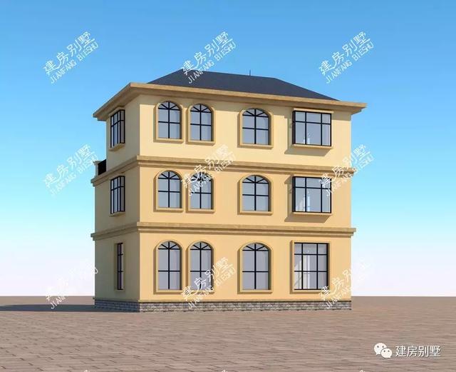 兩款寬度11米左右的農(nóng)村別墅設(shè)計圖，兩種風(fēng)格，供您選擇