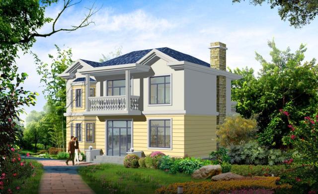 兩款經(jīng)典戶型別墅設(shè)計圖，造價25萬就能蓋得起的別墅