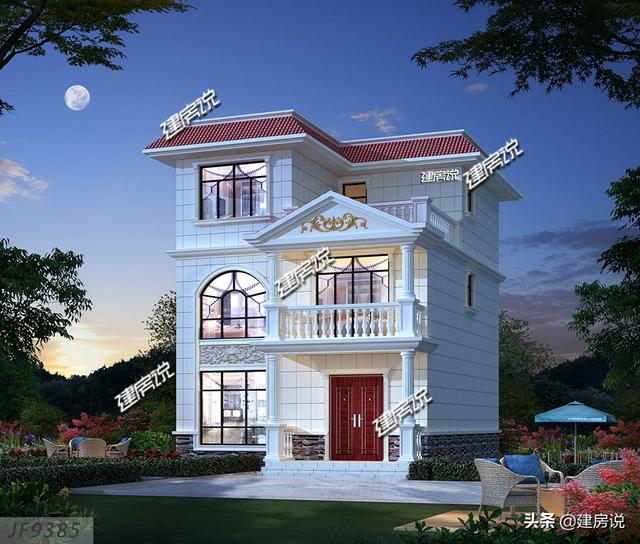 90平方米左右3款自建別墅設計圖，宅基地小，照樣建得漂亮高大上！