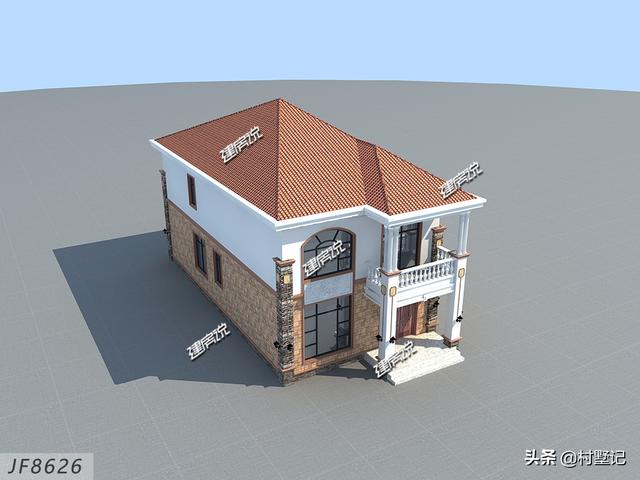 面寬8米的二層別墅設(shè)計(jì)圖，再也不用為小宅基地發(fā)愁了！