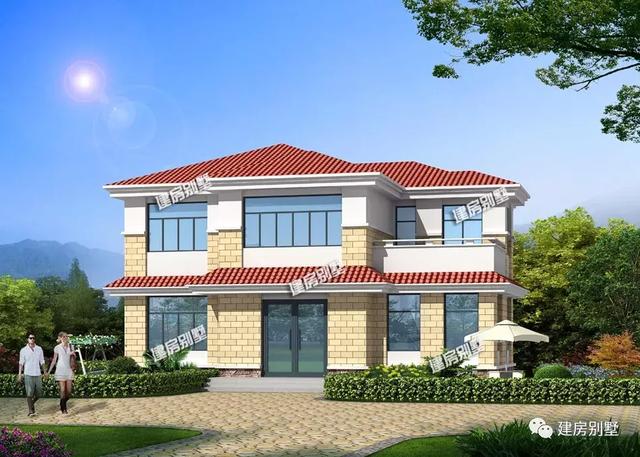 3棟別墅設(shè)計圖，簡單實(shí)用，隨便建一棟就讓人羨慕