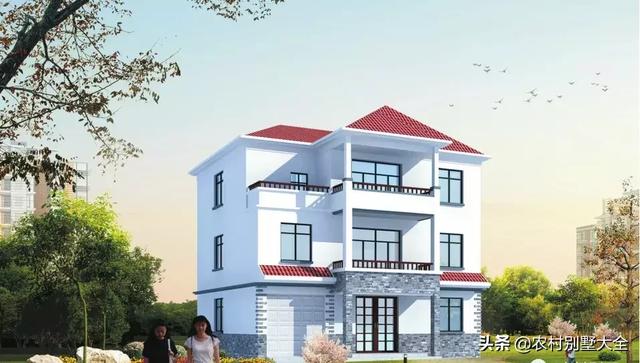 12款帶車庫(kù)的農(nóng)村別墅設(shè)計(jì)圖，既經(jīng)濟(jì)又實(shí)用，最低18萬就能建好