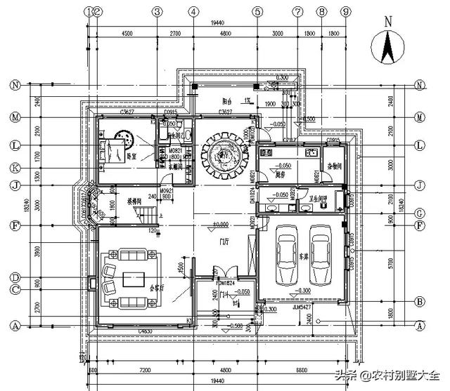 12款帶車庫(kù)的農(nóng)村別墅設(shè)計(jì)圖，既經(jīng)濟(jì)又實(shí)用，最低18萬就能建好