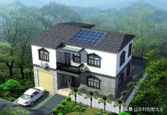 12款帶車庫(kù)的農(nóng)村別墅設(shè)計(jì)圖，既經(jīng)濟(jì)又實(shí)用，最低18萬就能建好
