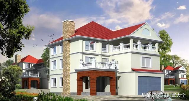 12款帶車庫(kù)的農(nóng)村別墅設(shè)計(jì)圖，既經(jīng)濟(jì)又實(shí)用，最低18萬就能建好