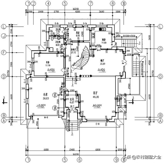 12款帶車庫(kù)的農(nóng)村別墅設(shè)計(jì)圖，既經(jīng)濟(jì)又實(shí)用，最低18萬就能建好