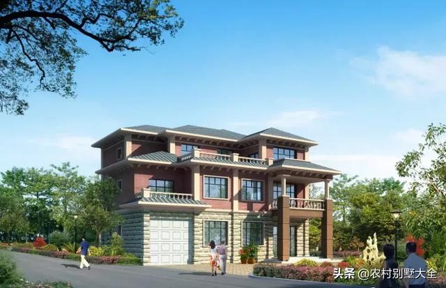 12款帶車庫(kù)的農(nóng)村別墅設(shè)計(jì)圖，既經(jīng)濟(jì)又實(shí)用，最低18萬就能建好