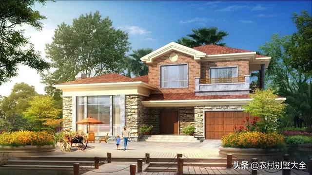 12款帶車庫(kù)的農(nóng)村別墅設(shè)計(jì)圖，既經(jīng)濟(jì)又實(shí)用，最低18萬就能建好
