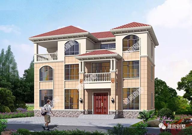 開間15.9米的兩棟農(nóng)村自建房設(shè)計(jì)圖，造價(jià)經(jīng)濟(jì)，適合自建