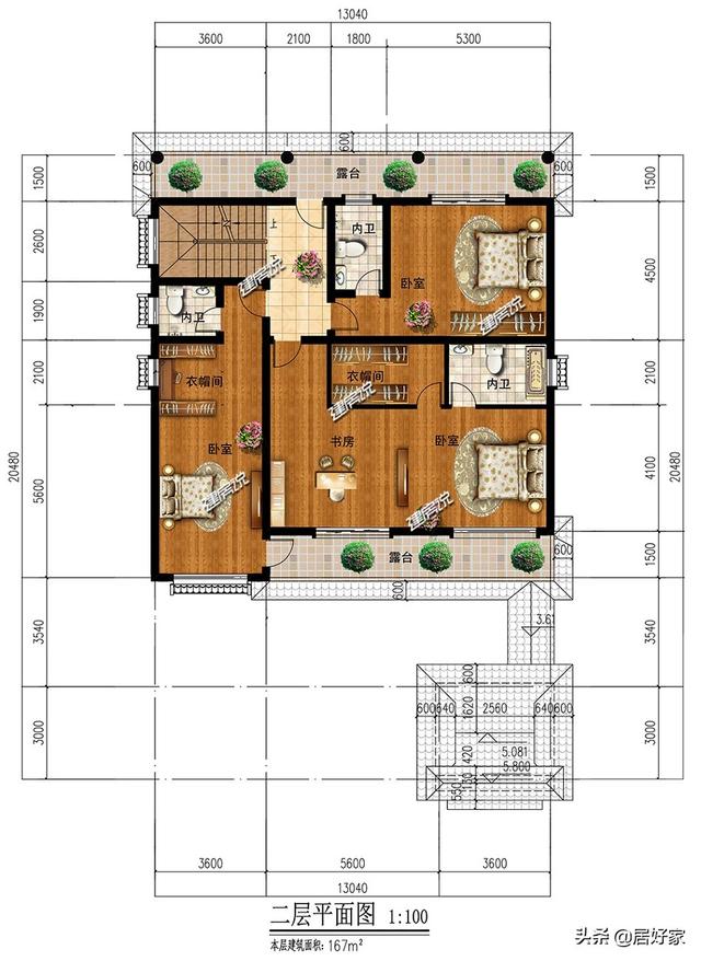要建就建中國最棒的房子，二層中式別墅太美了，這才是中國人最理想的居住場所