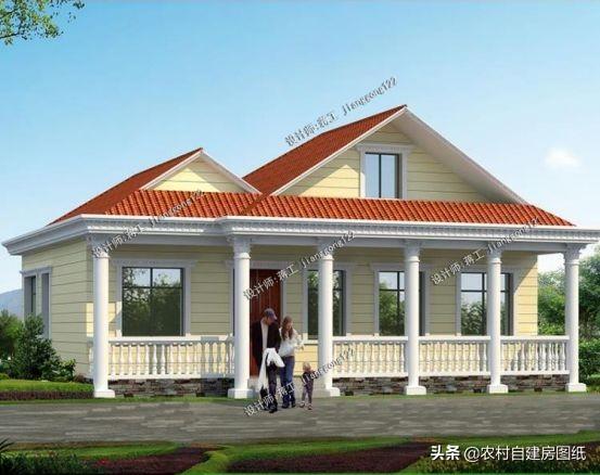 3款一層半農(nóng)村自建房設(shè)計(jì)圖，造價(jià)經(jīng)濟(jì)，施工簡(jiǎn)單，易于建造