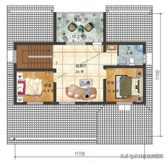 3款一層半農(nóng)村自建房設(shè)計(jì)圖，造價(jià)經(jīng)濟(jì)，施工簡(jiǎn)單，易于建造