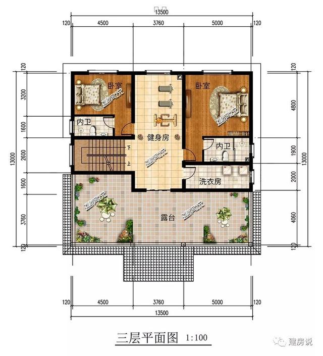 造價50萬左右二層自建別墅設(shè)計圖，布局，外觀都沒得挑，越住越舒服