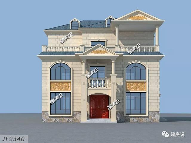 造價50萬左右二層自建別墅設(shè)計圖，布局，外觀都沒得挑，越住越舒服