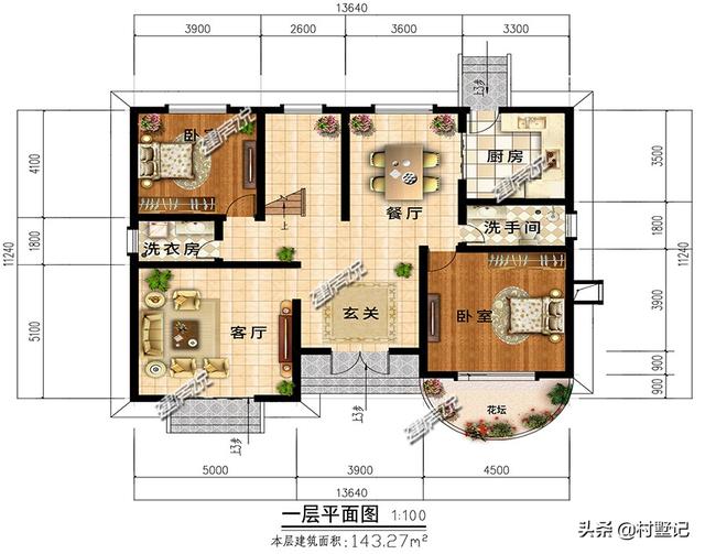 浙江溫州2兄弟的漂亮別墅設計圖，房子建好了，全家人高興得不得了
