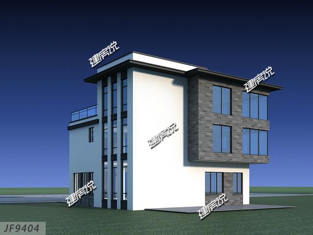 這棟現代風別墅設計圖，處處彰顯著實用主義，又不失美觀大方