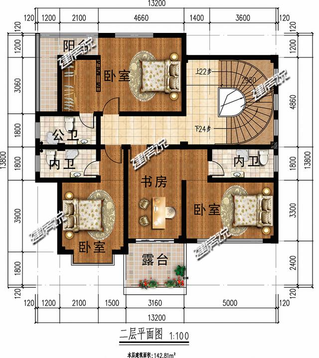 這棟現代風別墅設計圖，處處彰顯著實用主義，又不失美觀大方
