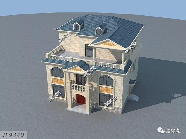 三層歐式別墅設(shè)計(jì)圖，建一套過(guò)很久都不會(huì)過(guò)時(shí)